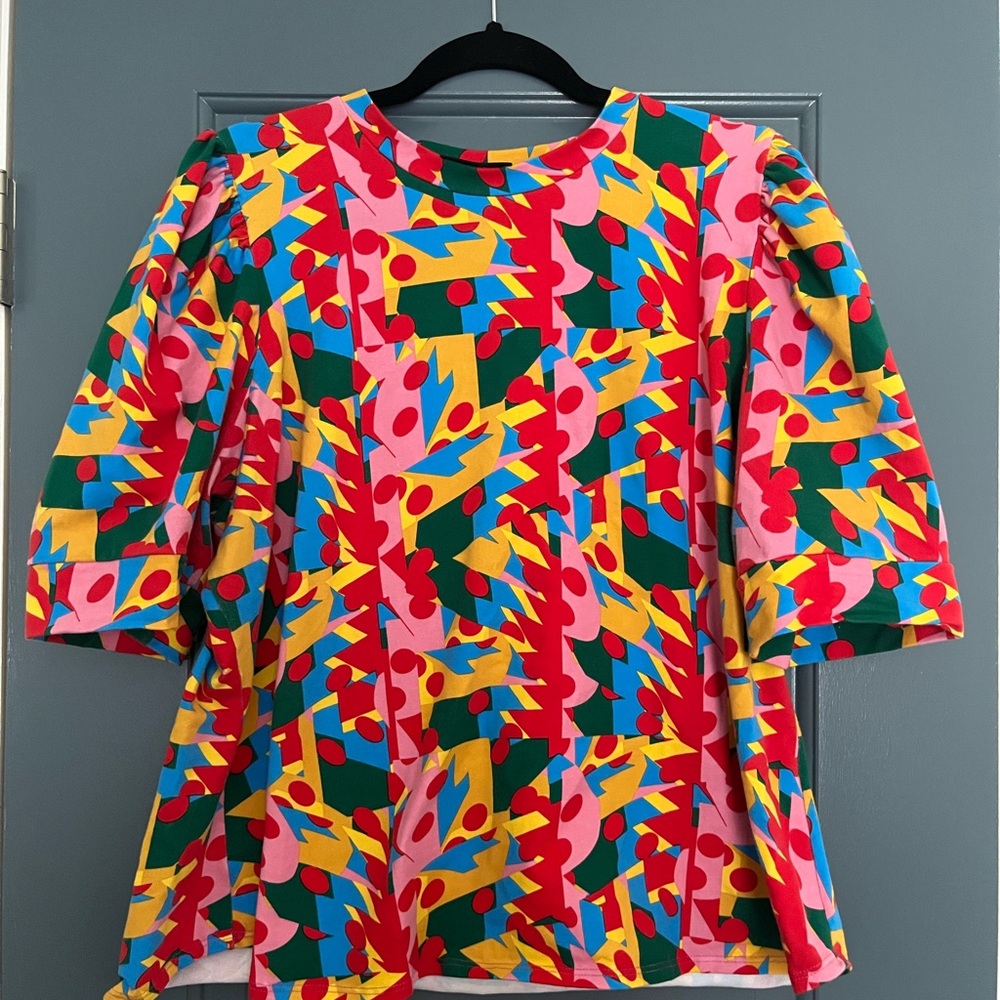 Nooworks Puff Top in Macarena 3x